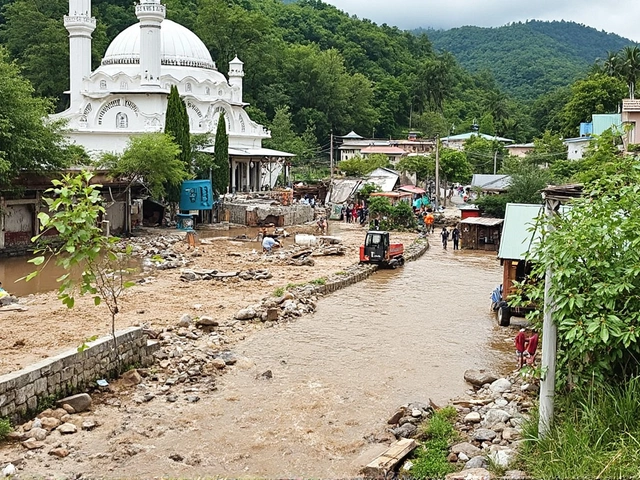 Trabzon'da Şiddetli Yağışın Ardından Kayıp Yaşlı Kadın Aranıyor
